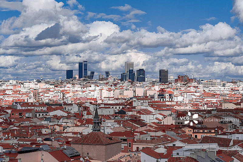 马德里城市风光图片素材