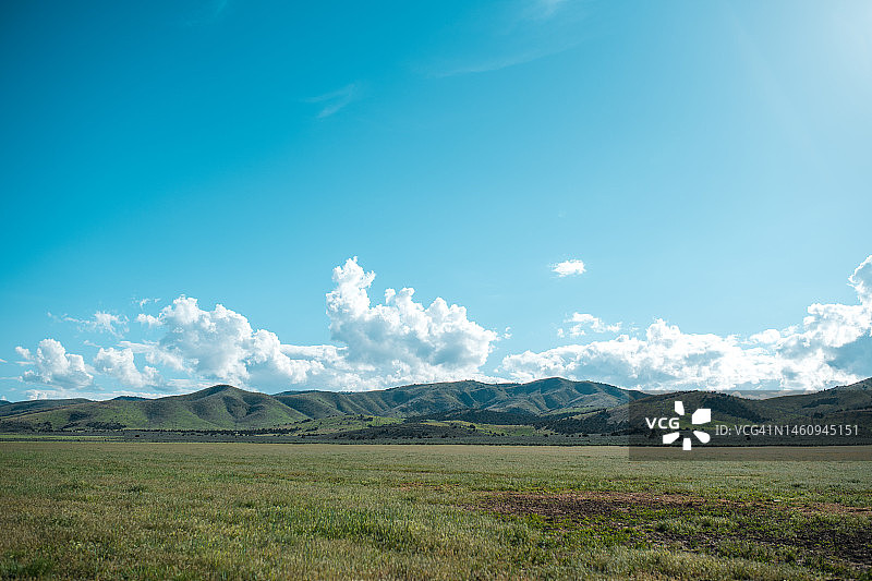 晴朗的蓝天风景图片素材