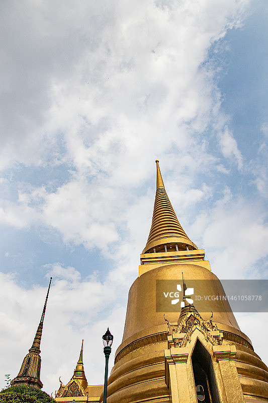 泰国曼谷玉佛寺和大皇宫图片素材