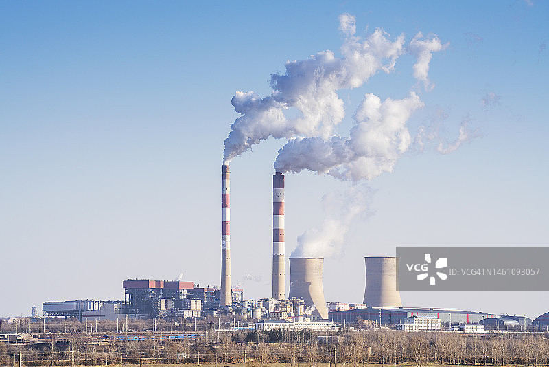 能源消耗；发电厂图片素材