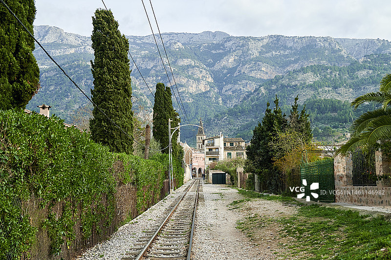火车轨道景观图片素材