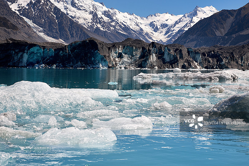 塔斯曼冰川冰山图片素材