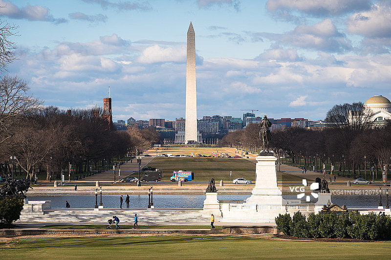 美国华盛顿特区华盛顿纪念碑图片素材