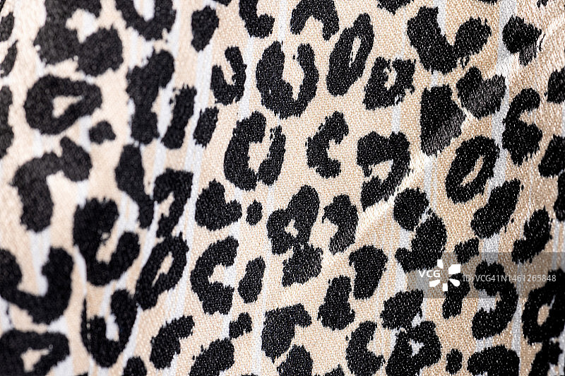 豹纹图案面料纹理背景图片素材
