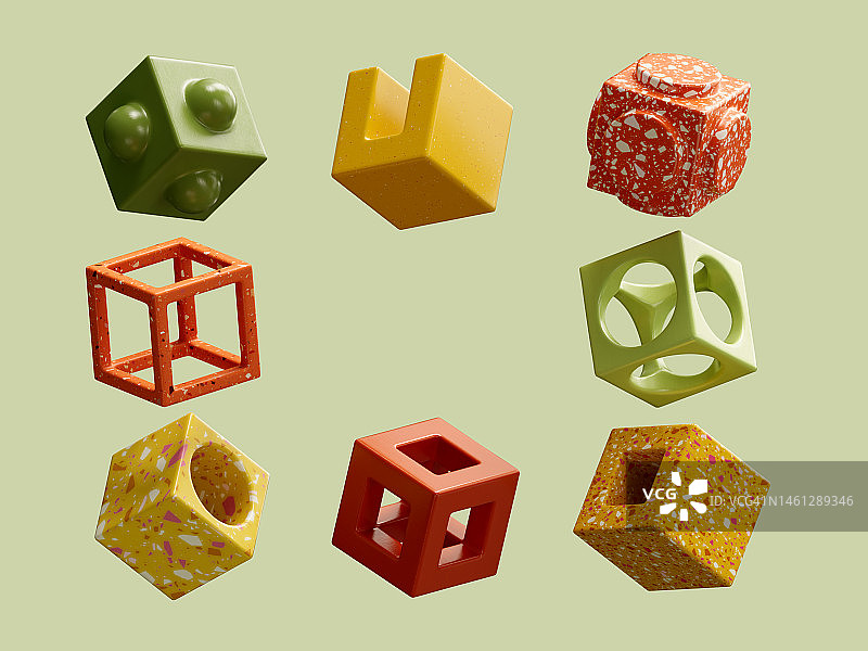 3D抽象背景图片素材