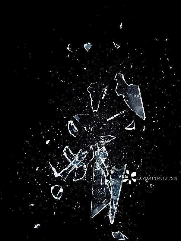 破碎的玻璃图片素材