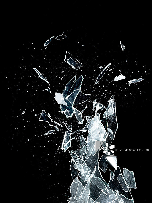 破碎的玻璃图片素材