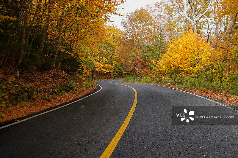 伯克希尔秋季的道路图片素材