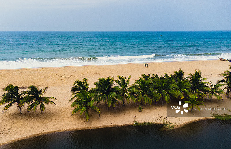 加纳德齐塔海滩风光图片素材