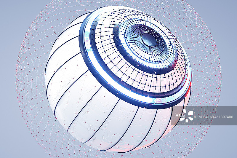 网状结构数据球体图片素材