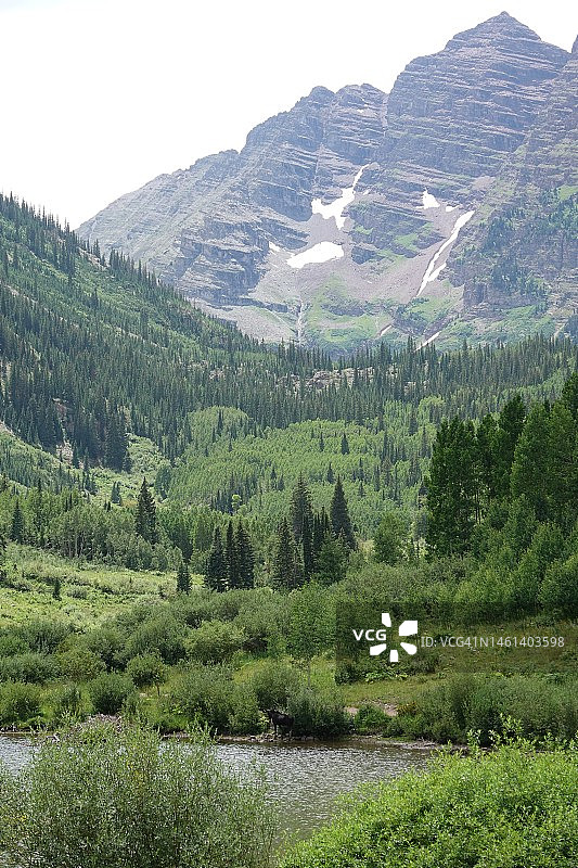 马龙铃铛山风景，美国科罗拉多州图片素材
