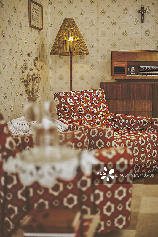 复古客厅图片素材