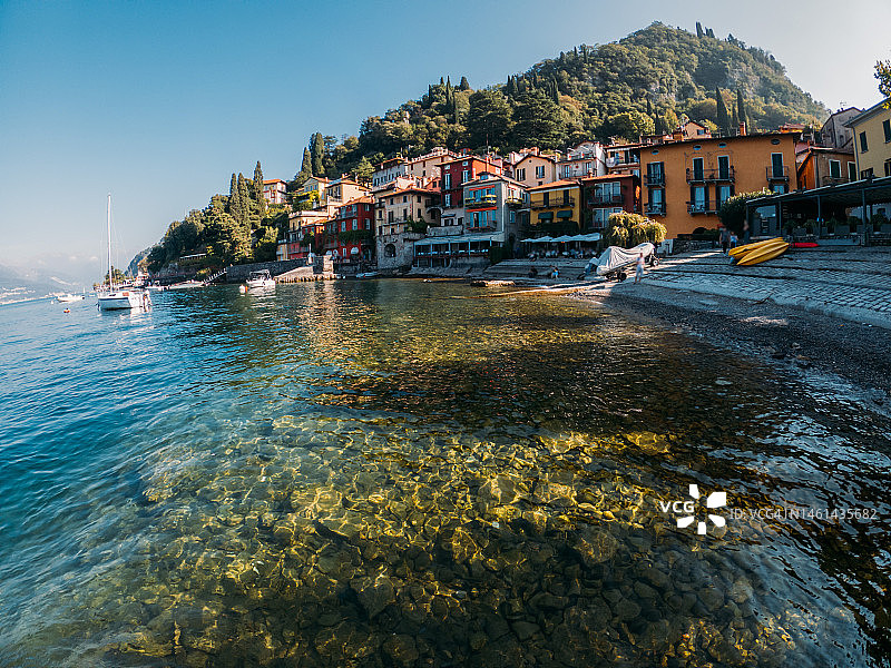 科莫湖畔的瓦伦纳图片素材