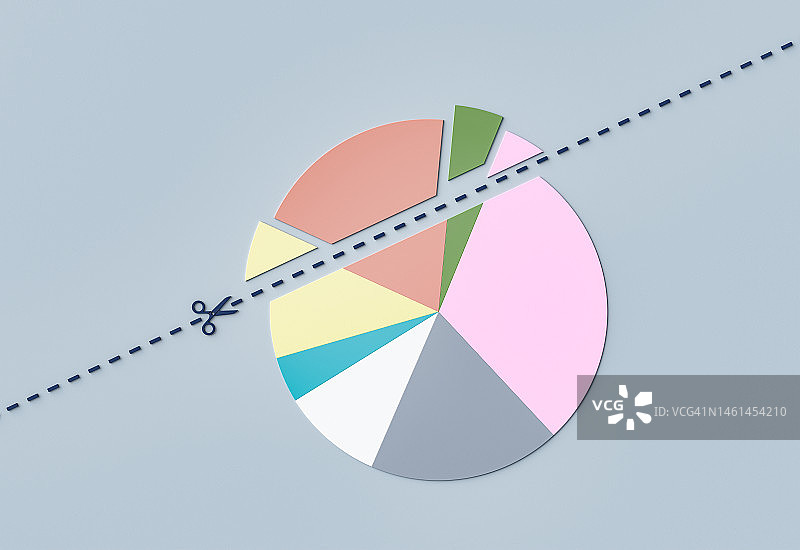 分割饼图图片素材
