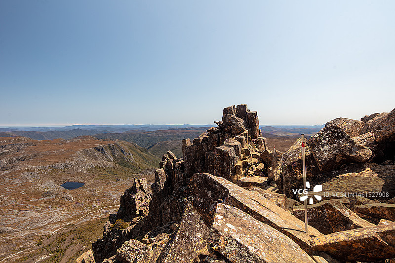 澳大利亚塔斯马尼亚摇篮山圣克莱尔湖国家公园（2022年）图片素材