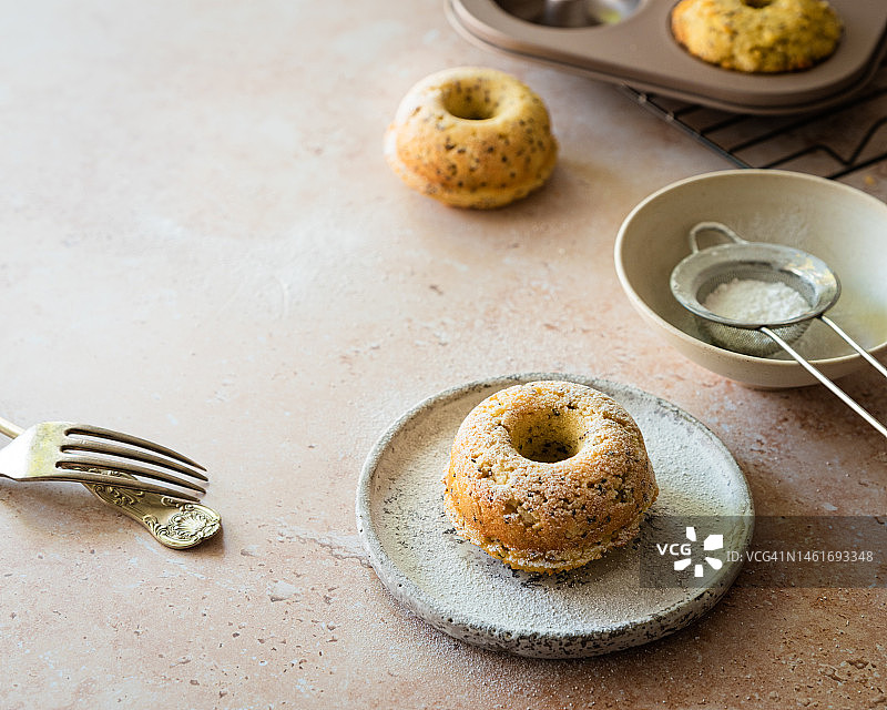 迷你邦特蛋糕图片素材