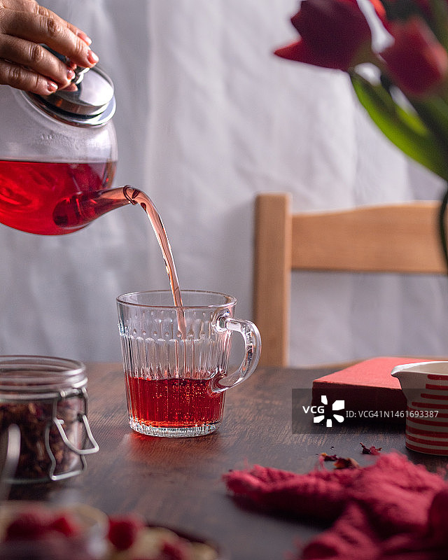 玫瑰茶图片素材