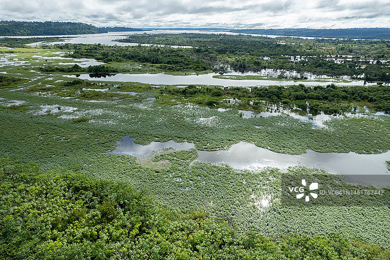 亚马逊地区鸟瞰图图片素材