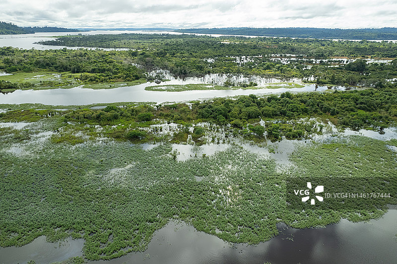 亚马逊地区鸟瞰图图片素材