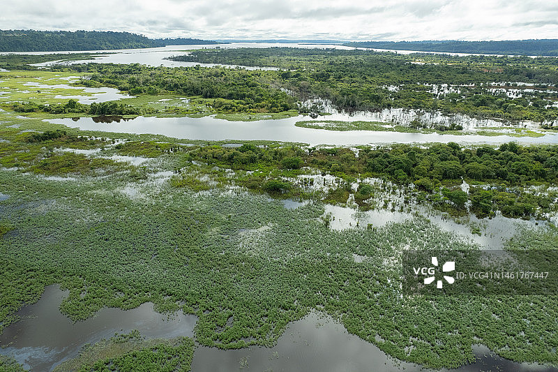 亚马逊地区鸟瞰图图片素材