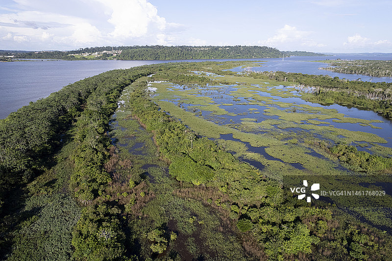 亚马逊地区鸟瞰图图片素材
