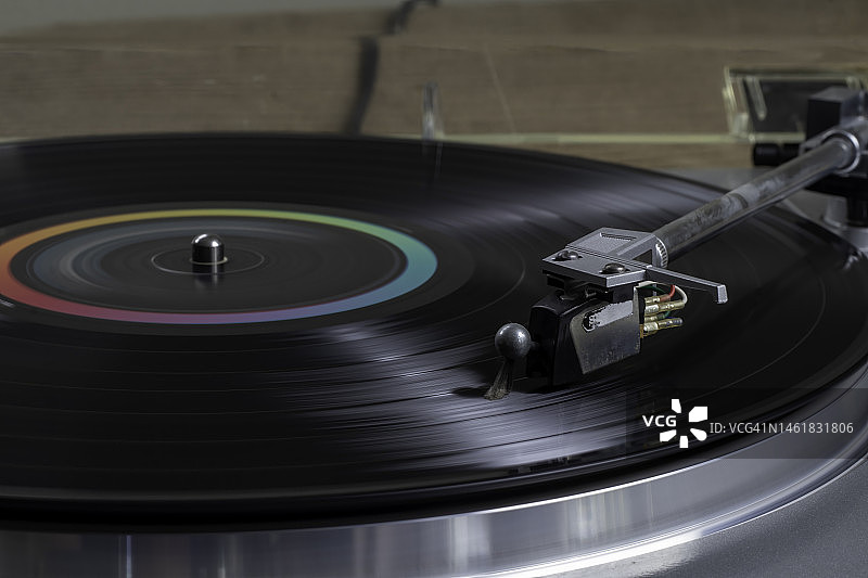 动态复古唱片机图片素材