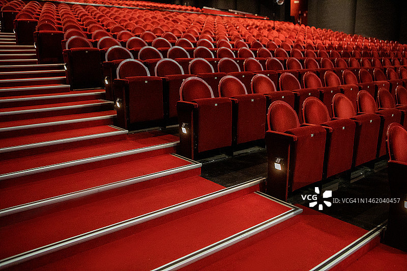 空旷的电影院座位图片素材