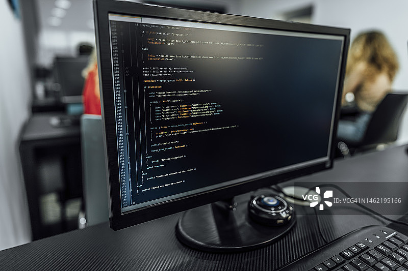 电脑程序代码图片素材