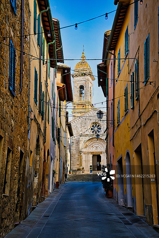 圣奎里科多尔恰 - 意大利托斯卡纳图片素材
