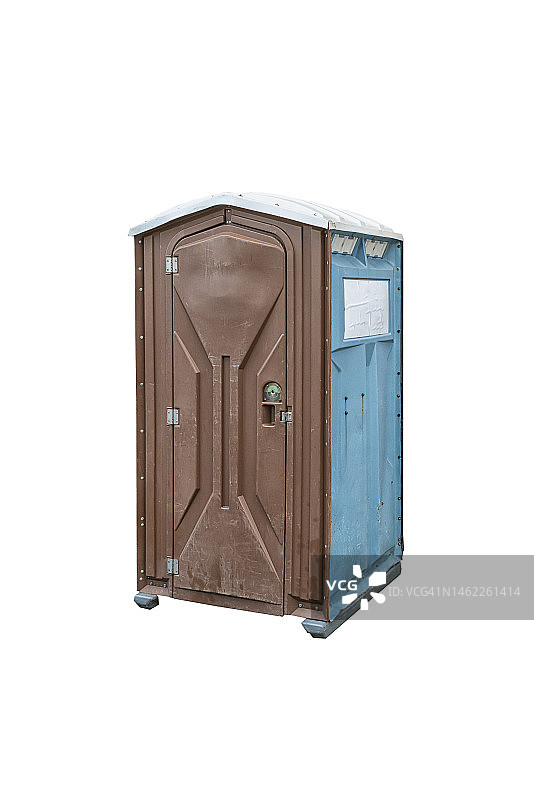 户外移动厕所独立图像图片素材