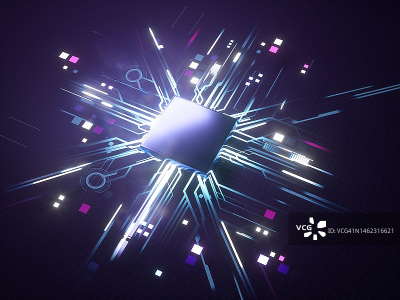 电路板处理信息概念图片素材