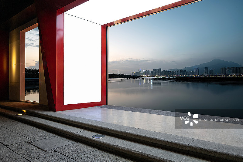 现代建筑观景台图片素材