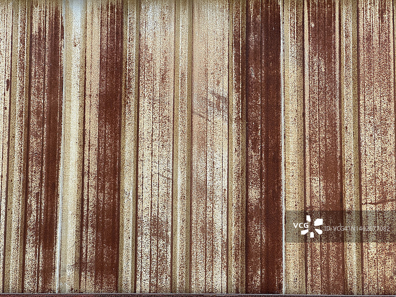 泰国生锈金属板墙壁特写图片素材