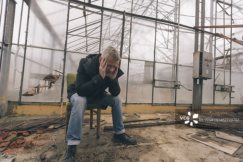 倒闭的小企业图片素材