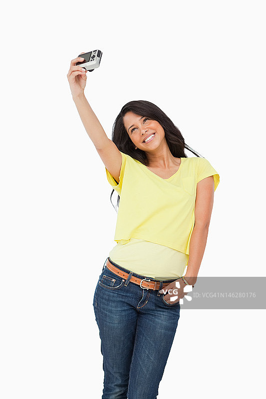 漂亮女人自拍图片素材