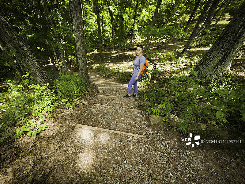 西弗吉尼亚州塞内卡岩石小径图片素材