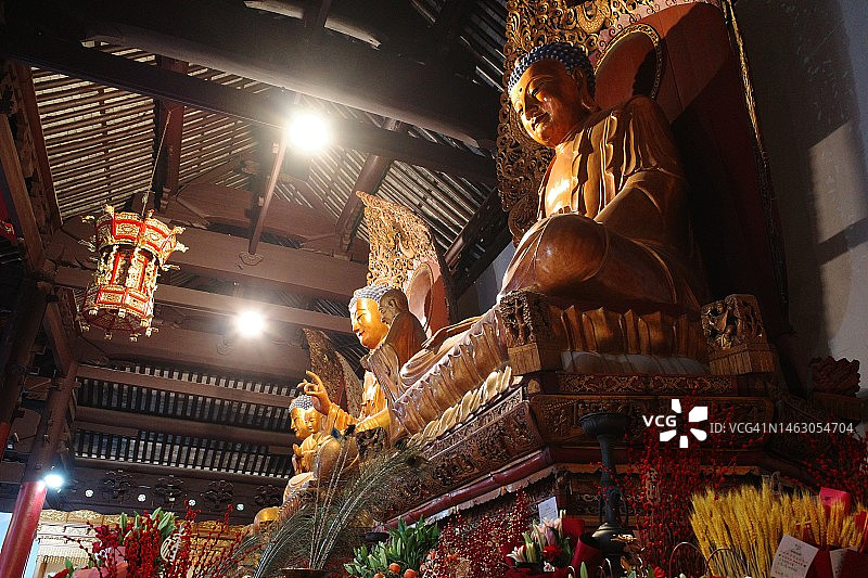 兴福寺的佛像图片素材