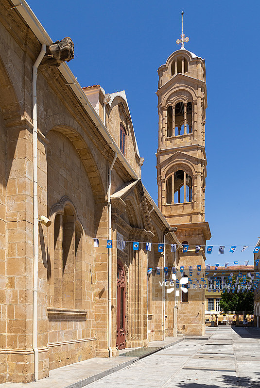 尼科西亚法内罗梅尼圣母教堂，塞浦路斯图片素材