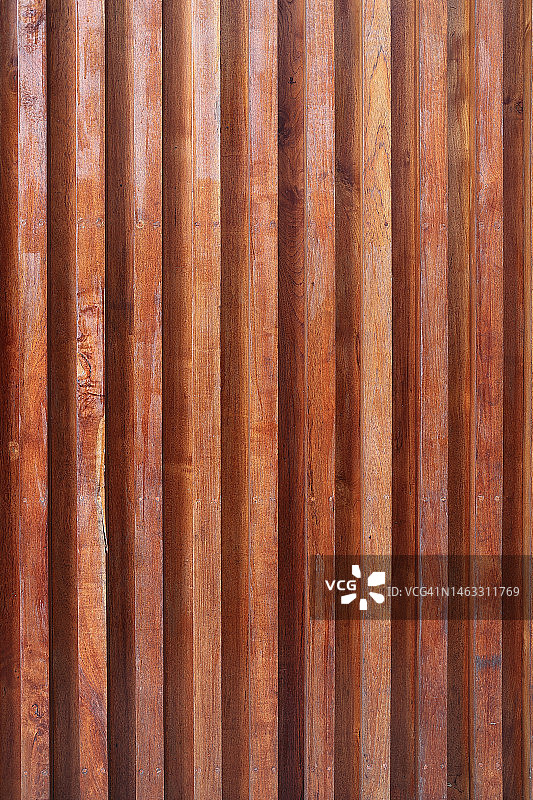 大型棕色木板墙纹理背景图片素材