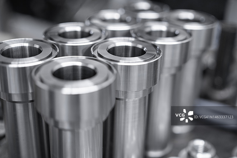 制造业的钢铁零件图片素材