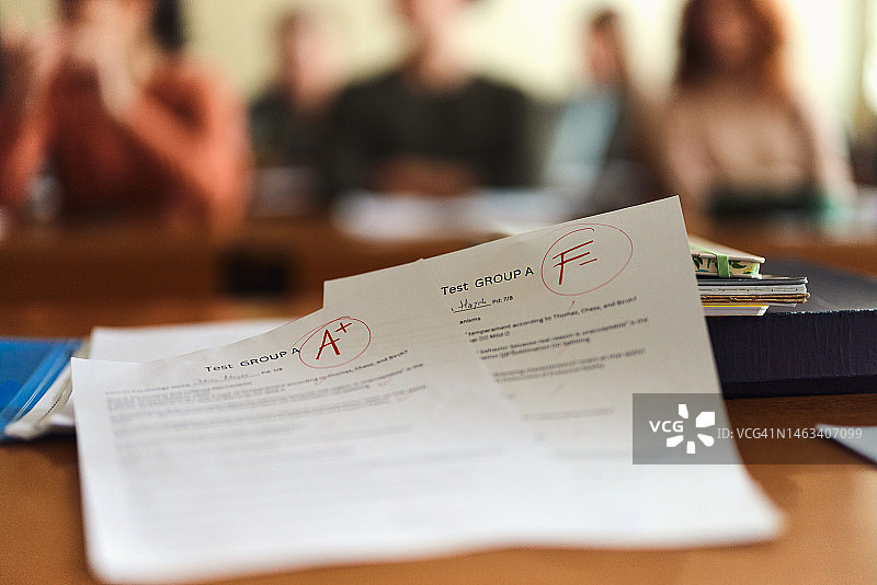 教育测试结果图片素材