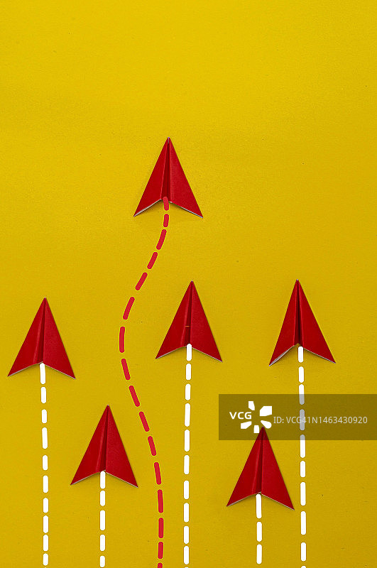 领导力概念、竞争、商业和概念、不同的想法图片素材