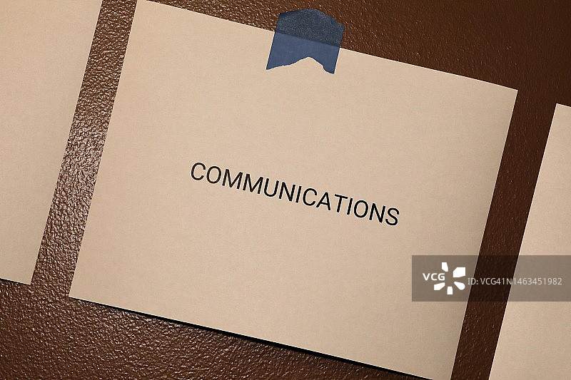 纸质展示 - 沟通和商业策略图片素材