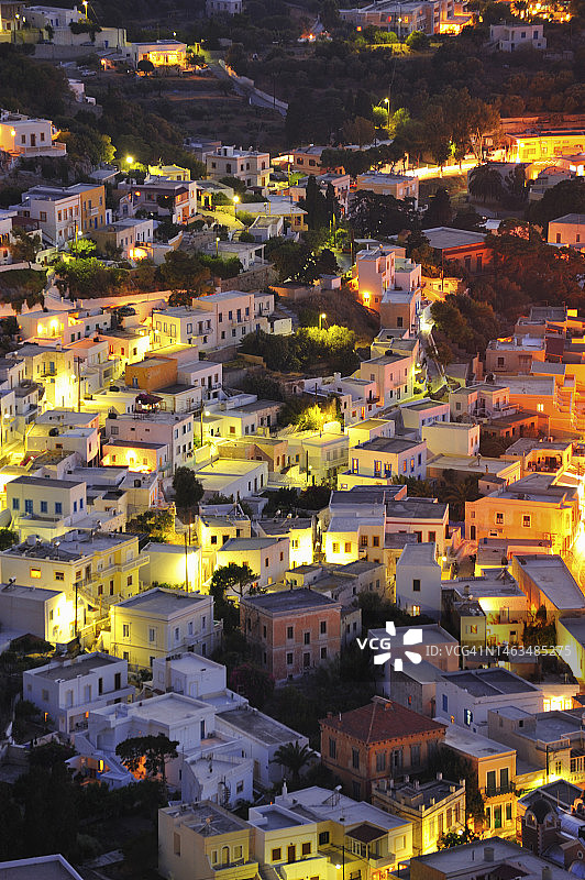 莱罗斯岛阿基亚码头景色图片素材