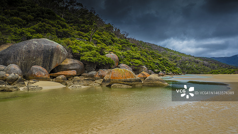 澳大利亚维多利亚州南吉普斯兰威尔逊岬国家公园图片素材