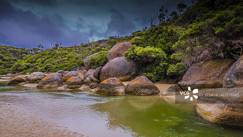 澳大利亚维多利亚州南吉普斯兰威尔逊岬国家公园图片素材