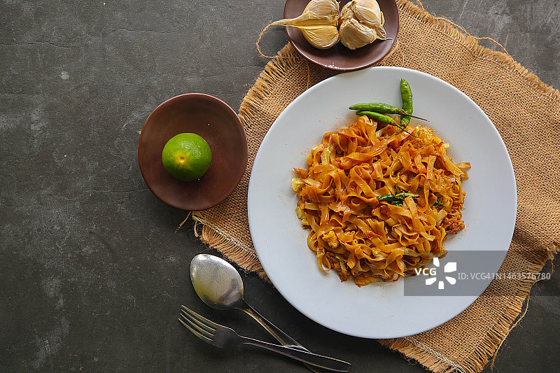 印尼炒粿条图片素材