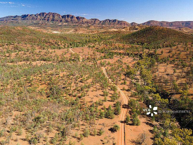 2022年澳大利亚南澳大利亚弗林德斯山脉国家公园的维尔珀纳图片素材