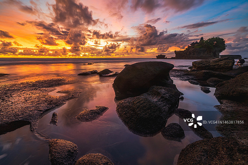 海神庙的黄昏图片素材