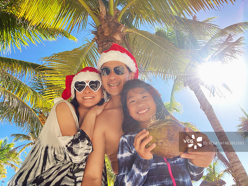 墨西哥坎昆家庭度假图片素材